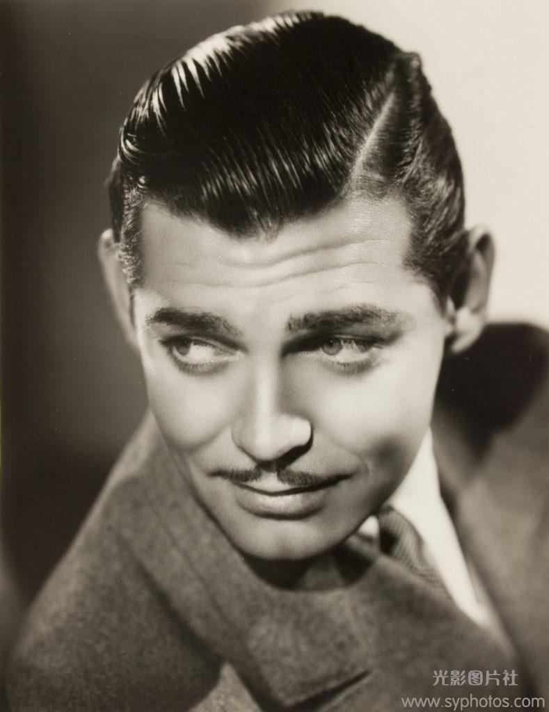 Clark Gable black and white photograph by Clarence Sinclair Bull, 1930s