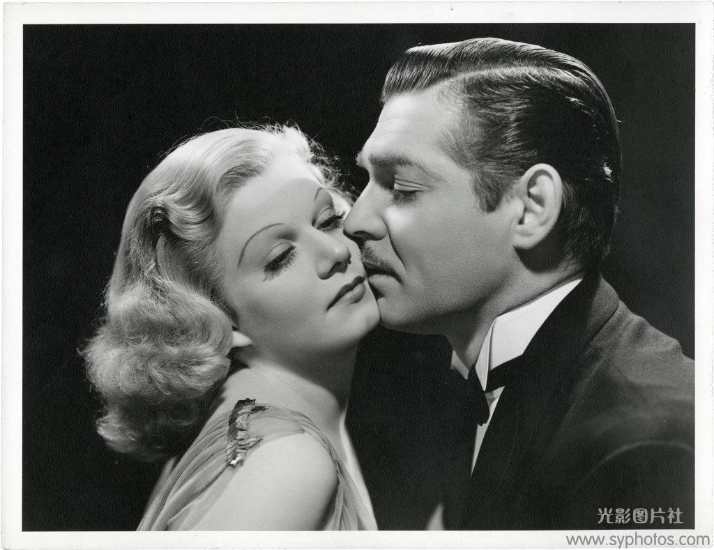 Jean Harlow and Clark Gable in Saratoga(MGM, 1937)