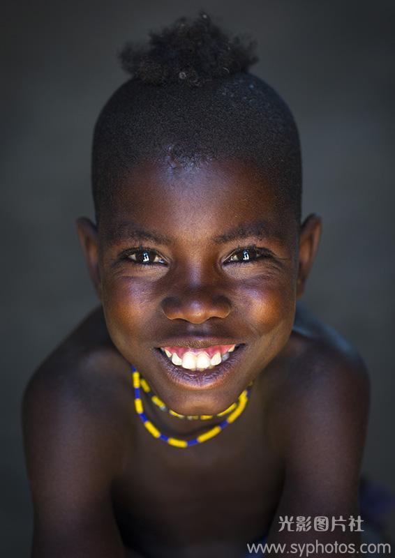 Mucawana Tribe Boy, Ruacana, Namibia